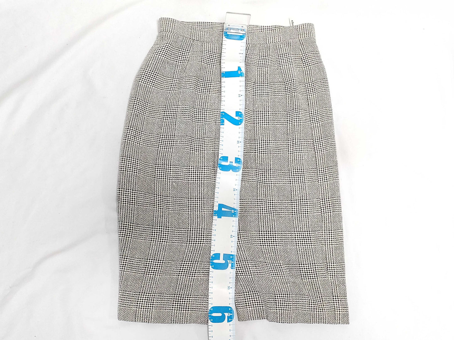 Burberrys Skirt, Check, Silk, Wool, White, Black, FXA95-130 #9 Skirt