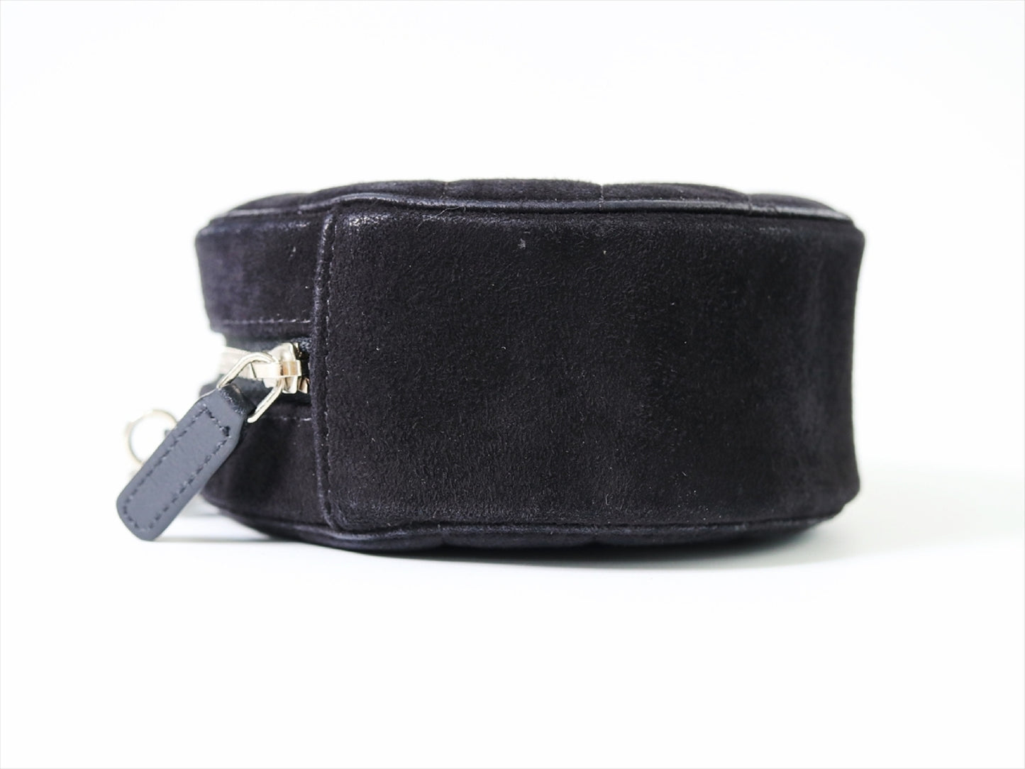 CHANEL Matelasse Chain Shoulder Bag, Rhinestone Suede, Round Star, Silver Hardware, Logo Shoulder Bag