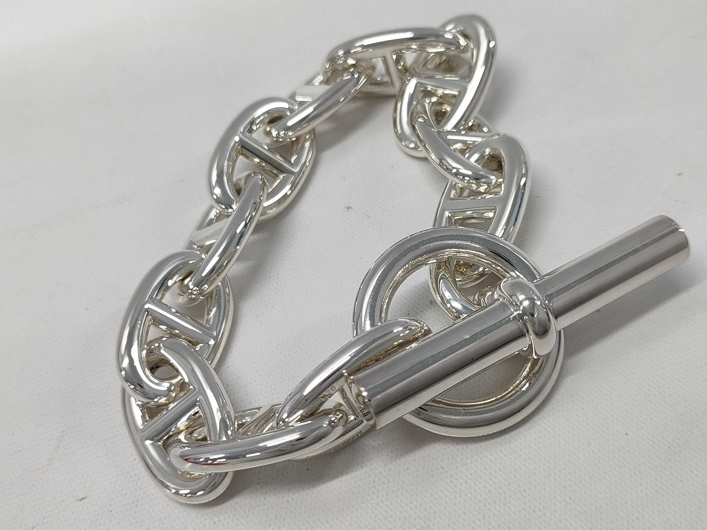 HERMES Chaine d'Ancre TGM 11-link 105.3g SV925 Bracelet Accessories: Box Bracelet/Bangle