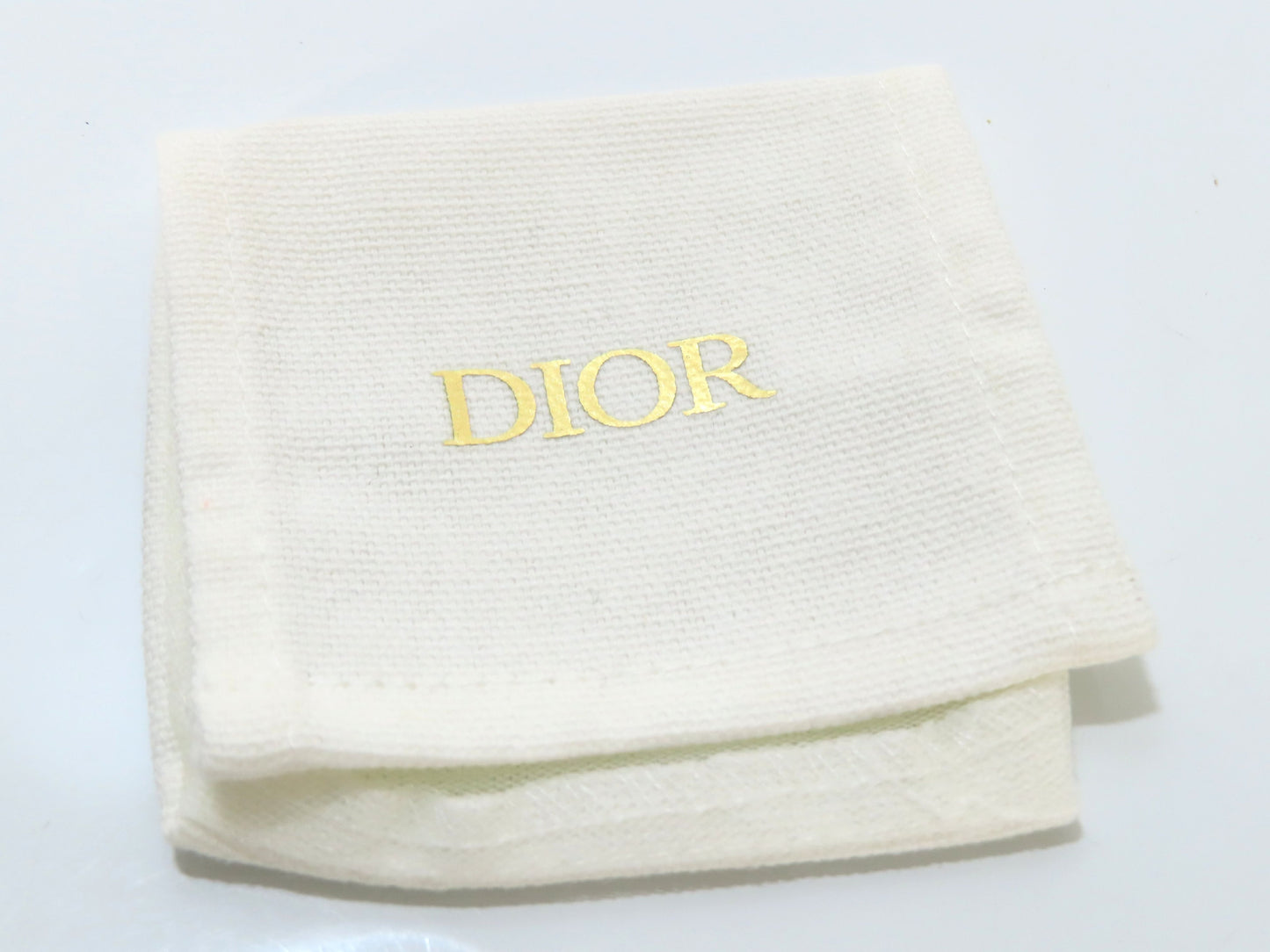 Dior Faux Pearl Star Earrings, Gold, Dust Bag