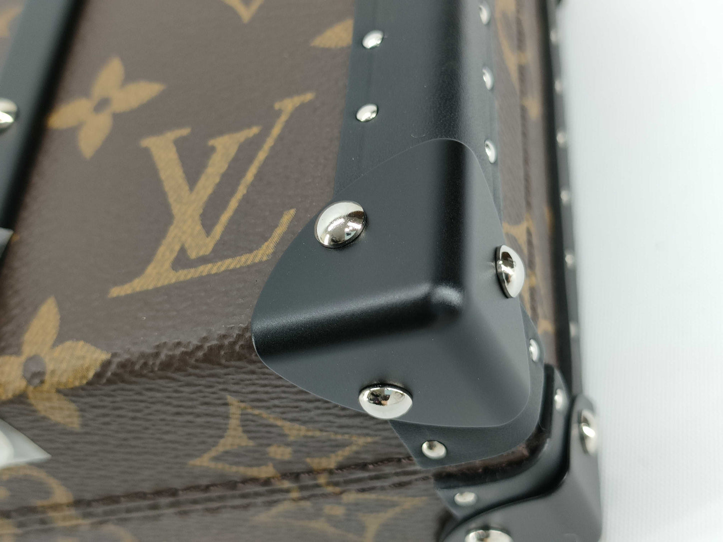 LOUIS VUITTON Monogram Macassar Wallet Trunk M20250 RFID Enabled Clutch Bag