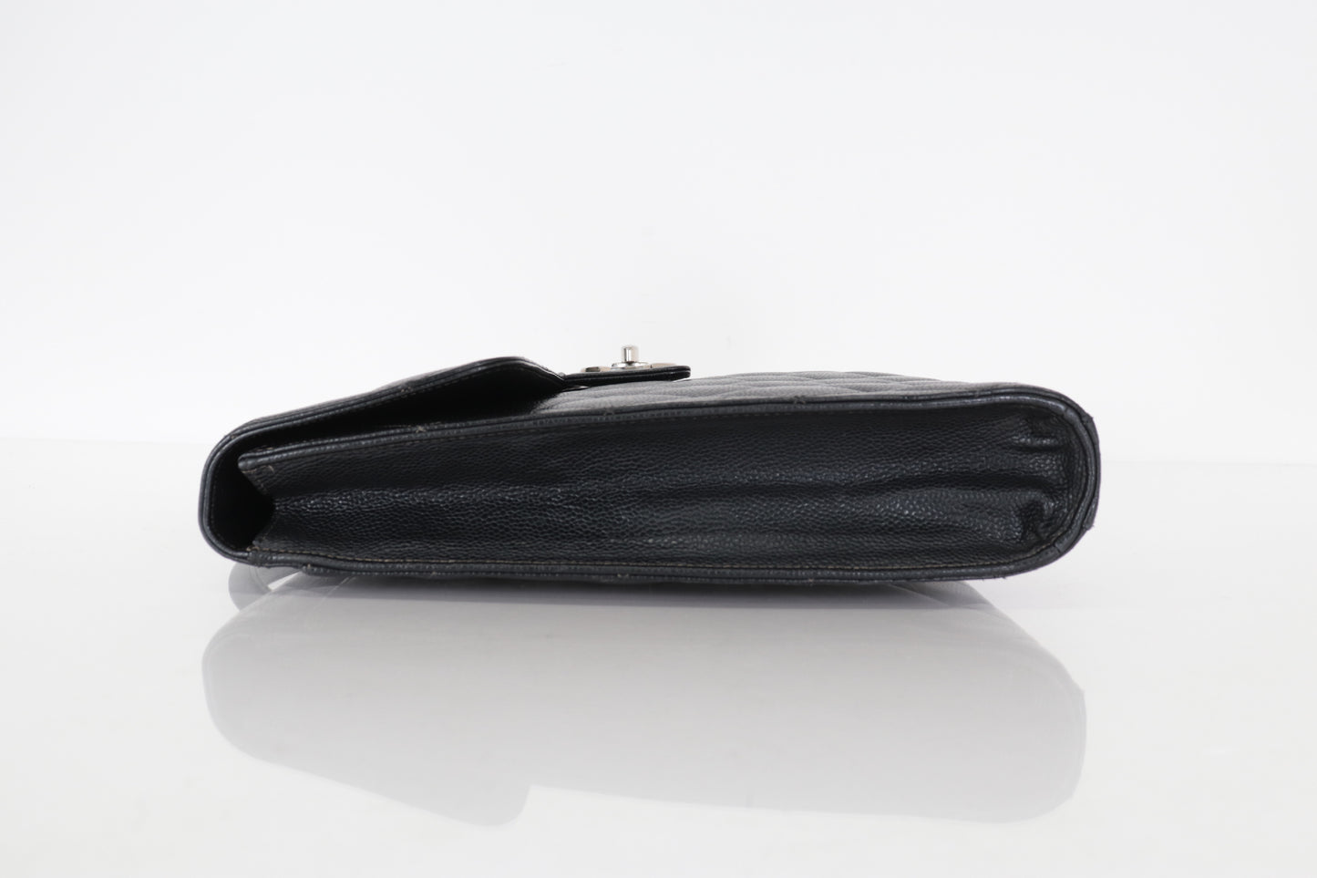 CHANEL Caviar Matelasse Business Bag, Silver Hardware, No. 5 Series