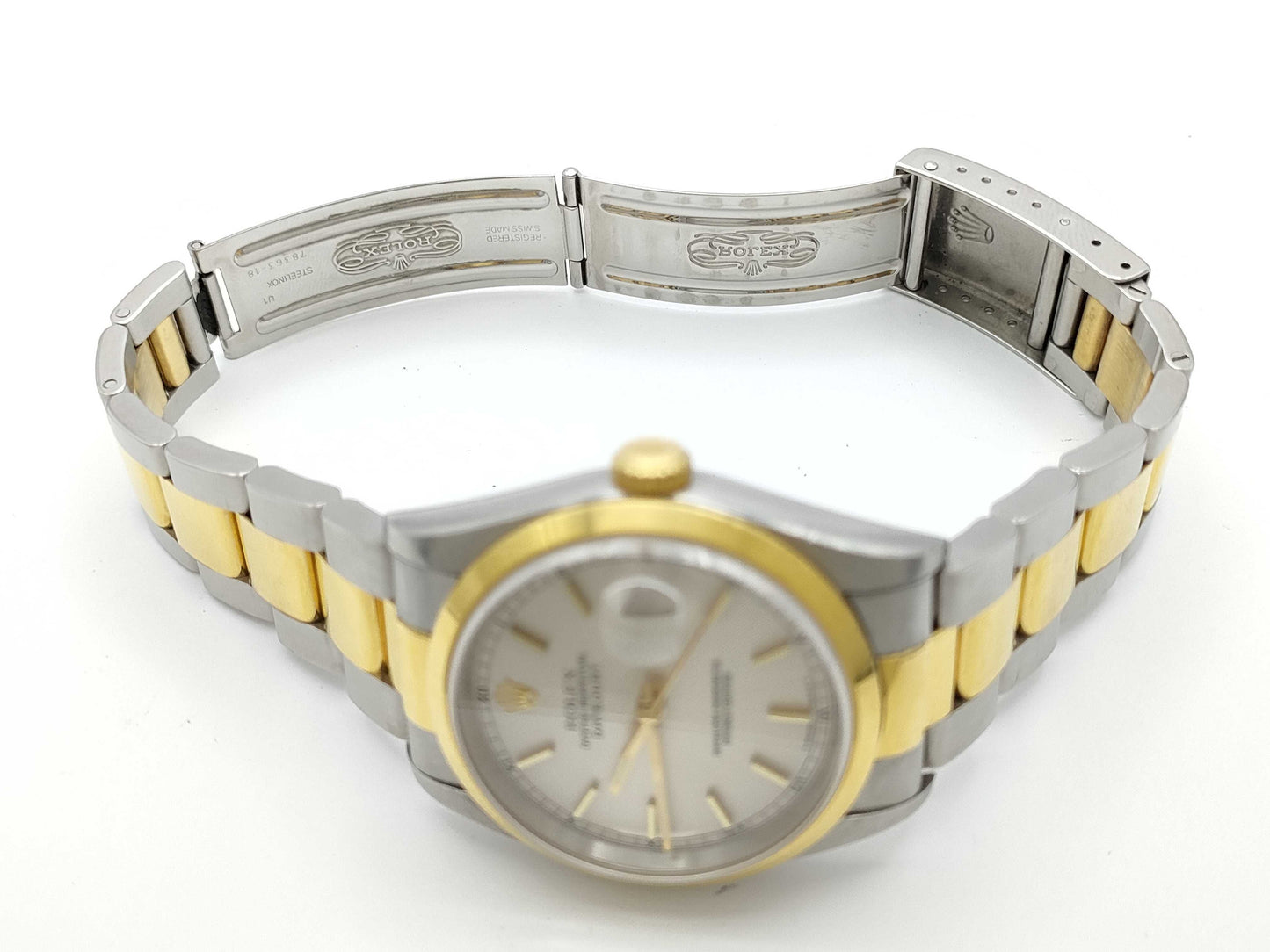 ROLEX Datejust 16203 U143621 Silver Dial Men's Watch