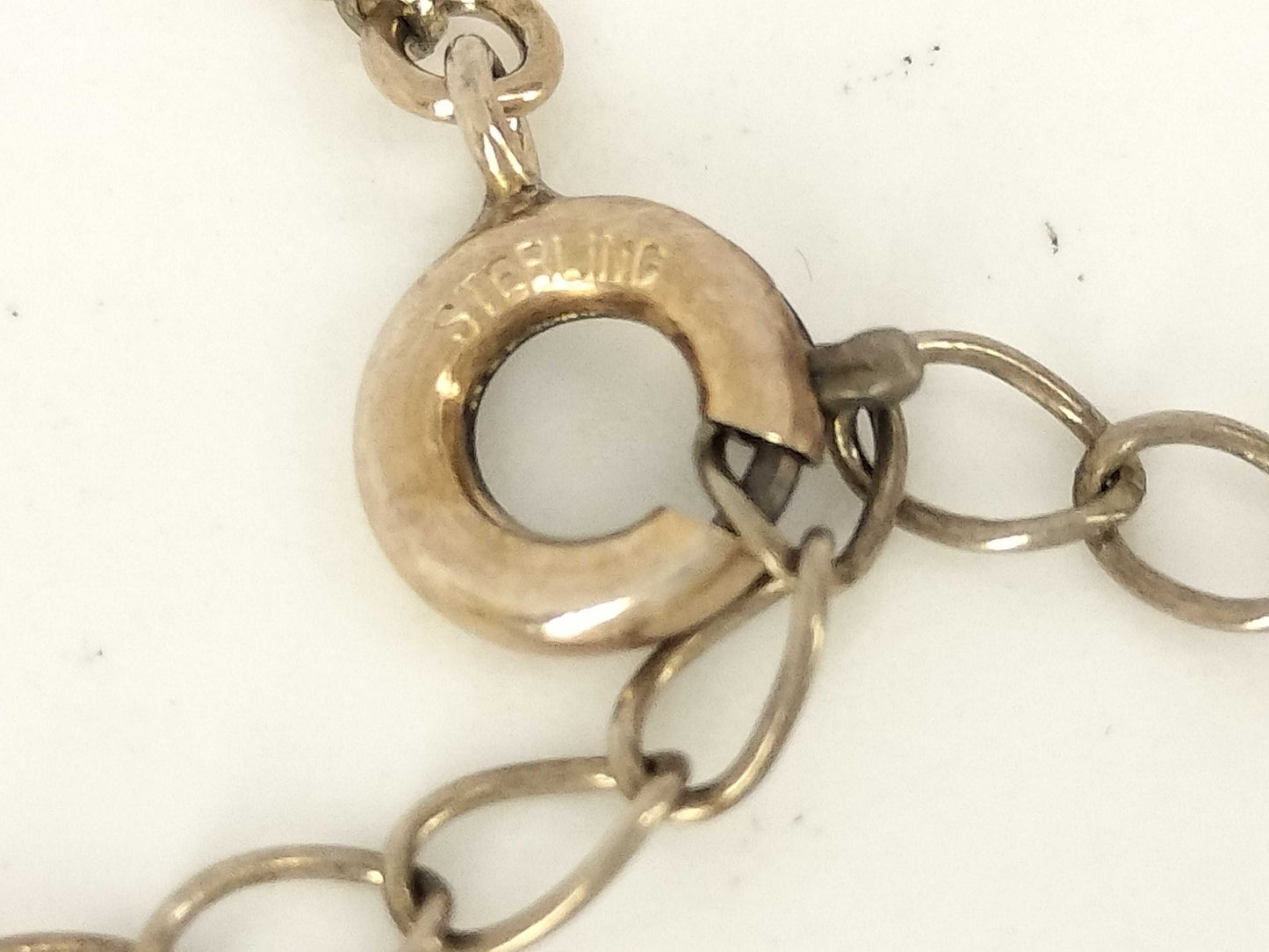 4℃ SV925 Rhinestone Heart Necklace