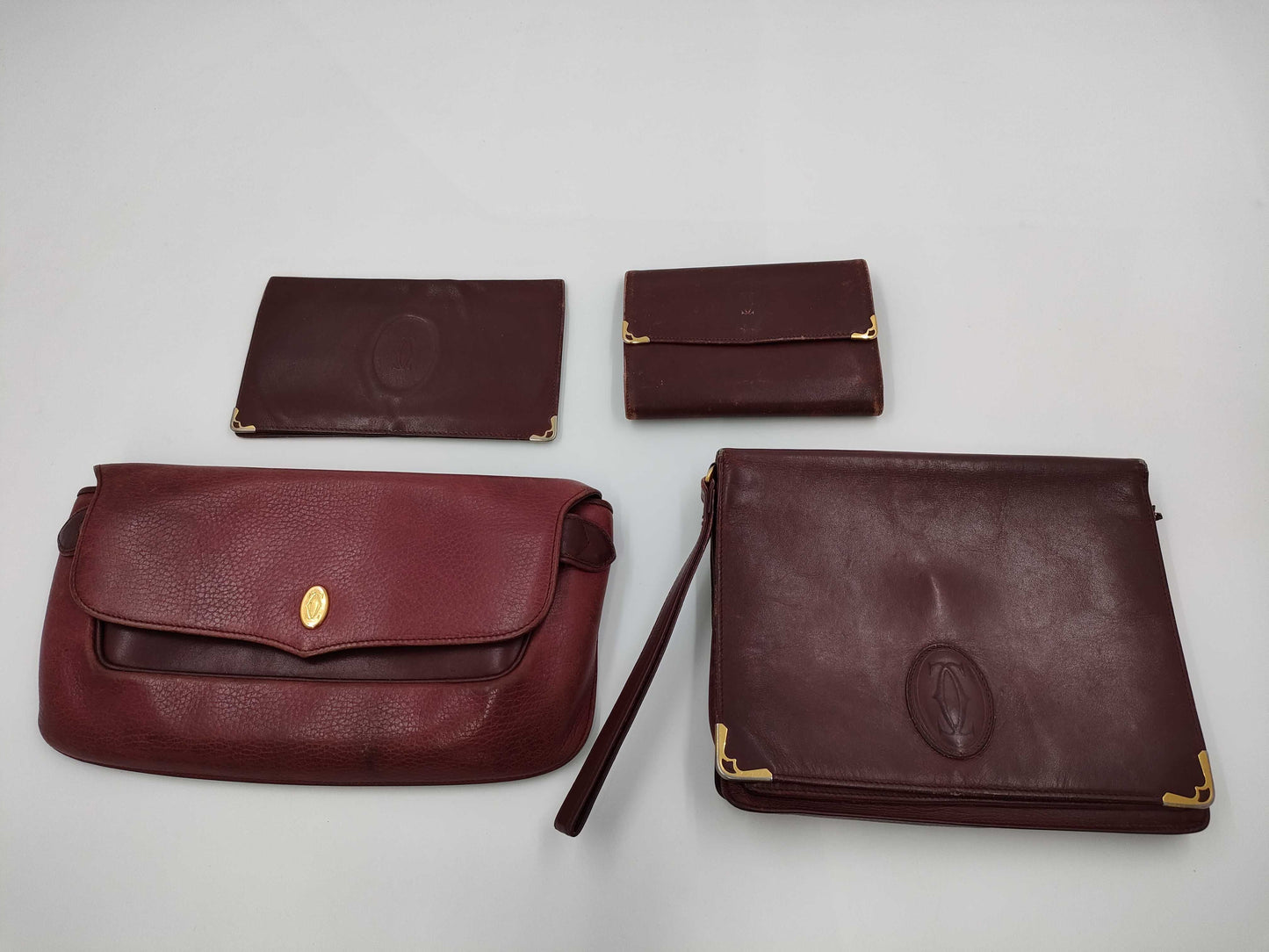 Cartier Must Clutch Wallet 4-Piece Handbag