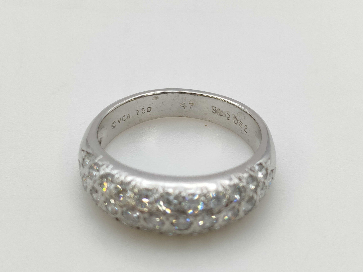 Van Cleef & Arpels Eve #47 Diamond Ring in White Gold 750, 3.8g