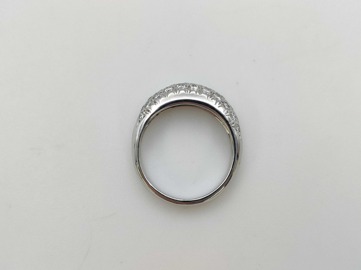 Van Cleef & Arpels Eve #47 Diamond Ring in White Gold 750, 3.8g