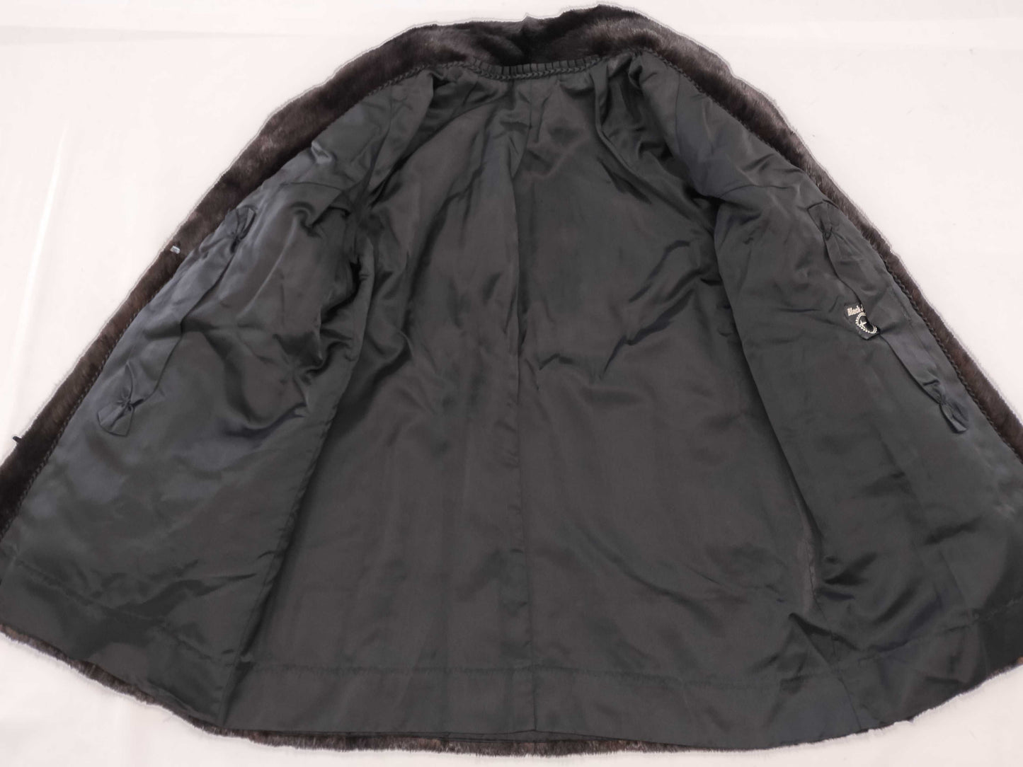 Black Jewel Mink Fur Coat Size 15 Coat