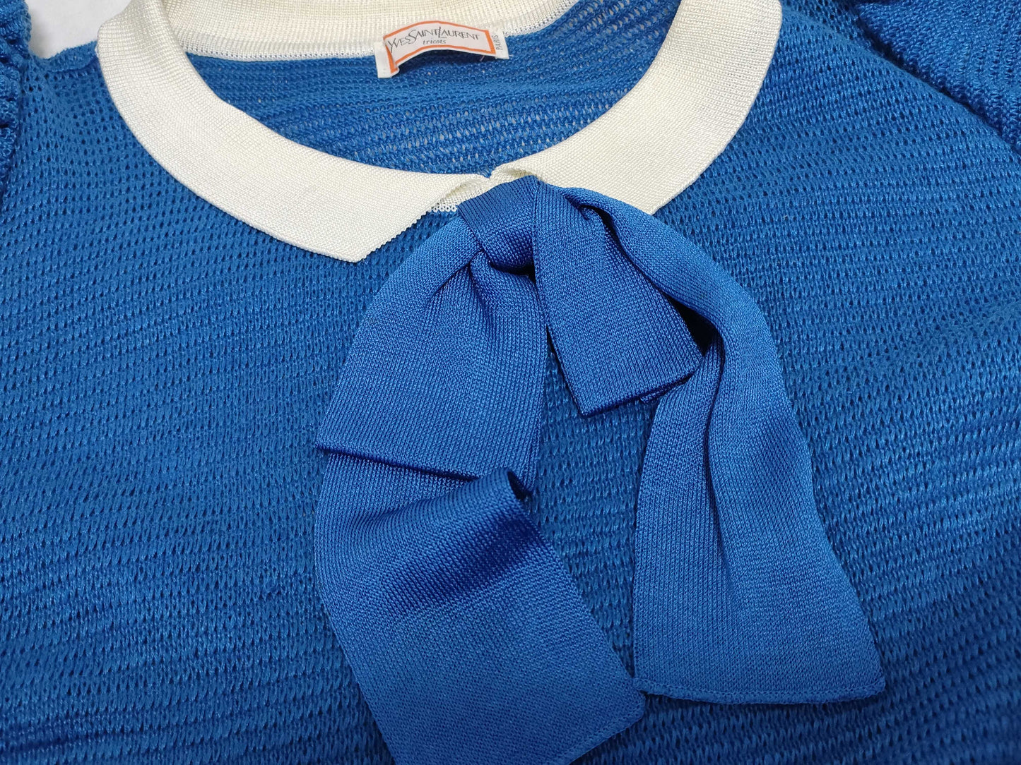 Yves Saint Laurent YSL Short Sleeve Knit Top