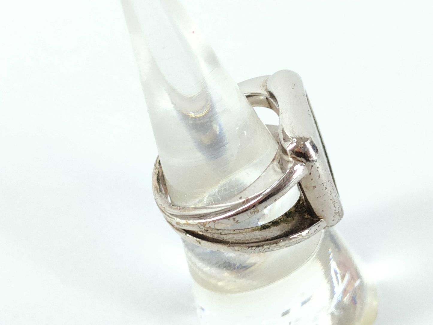HERMES Serie Corozo Ring, 925, 10.4g, Size 51