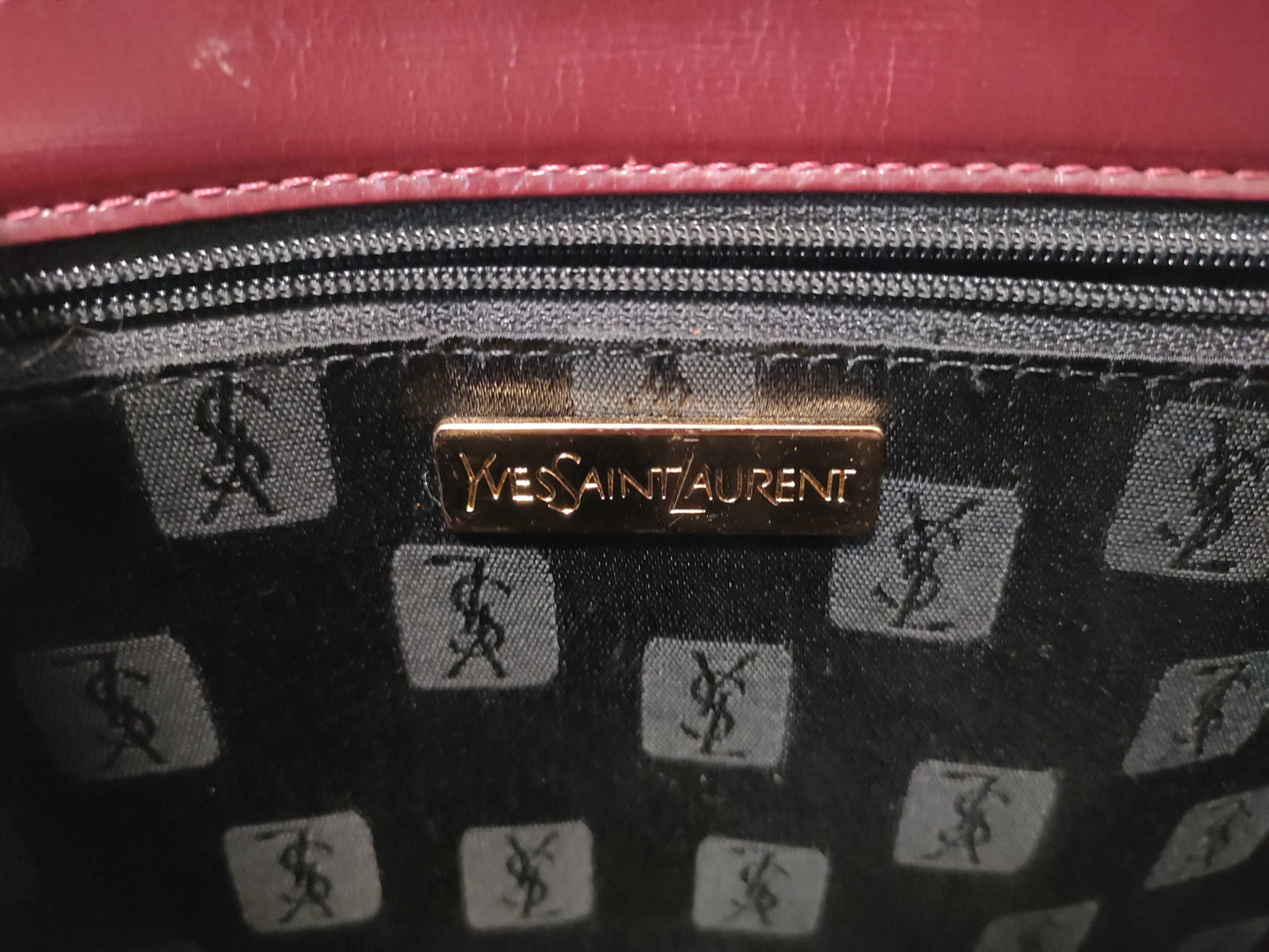 Yves Saint Laurent Red Handbag