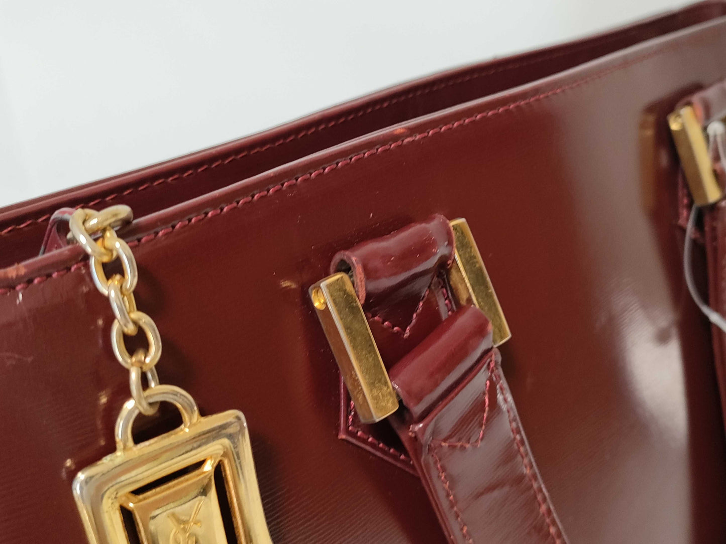 Yves Saint Laurent Red Handbag