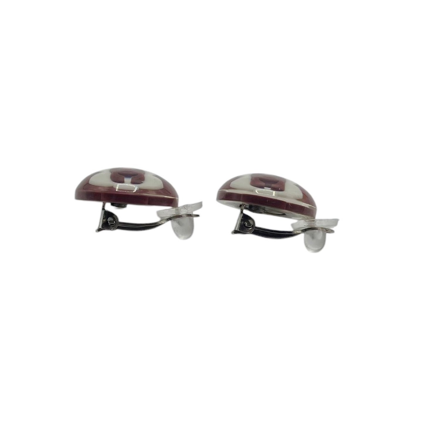 CHANEL Camellia 04S Coco Mark Earrings