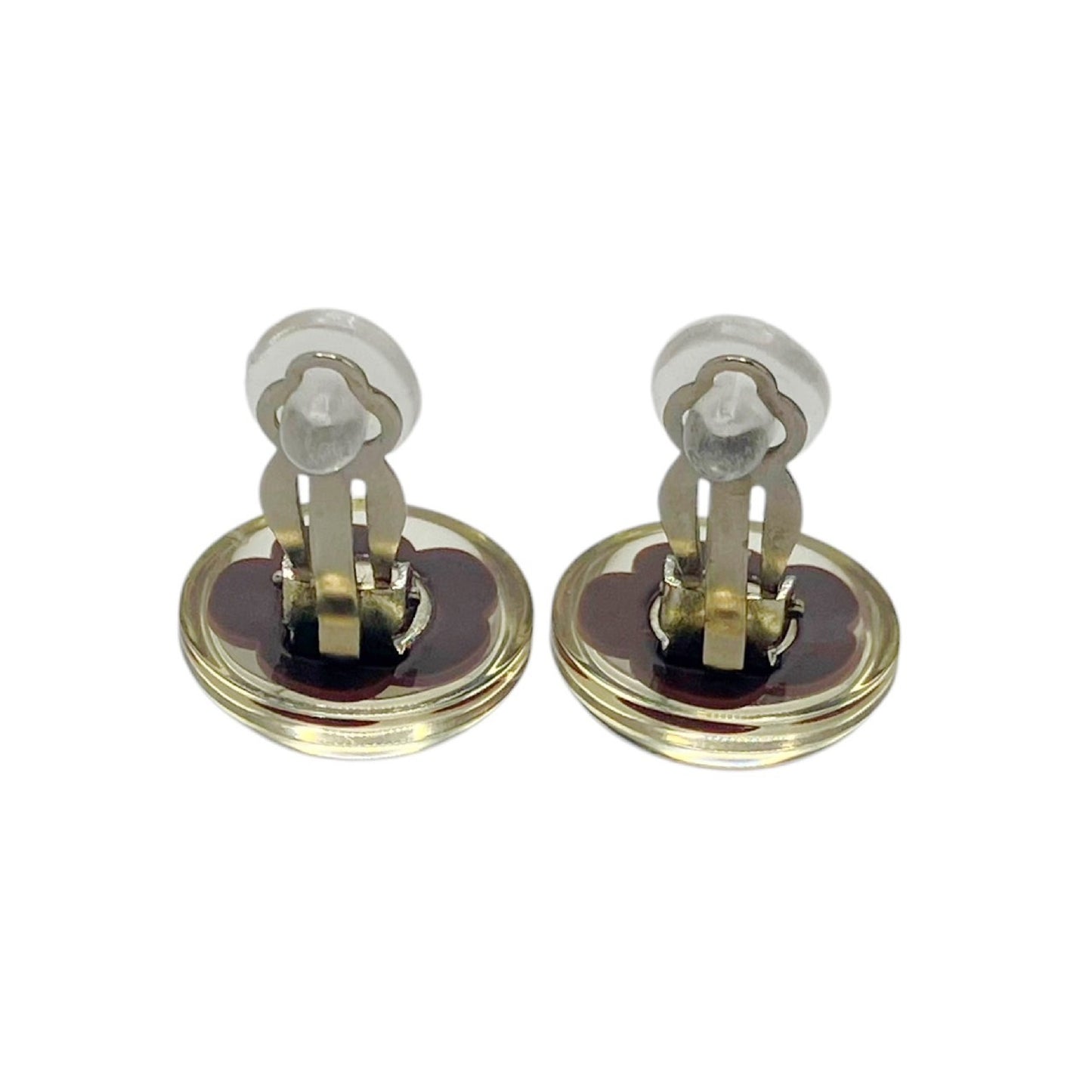 CHANEL Camellia 04S Coco Mark Earrings