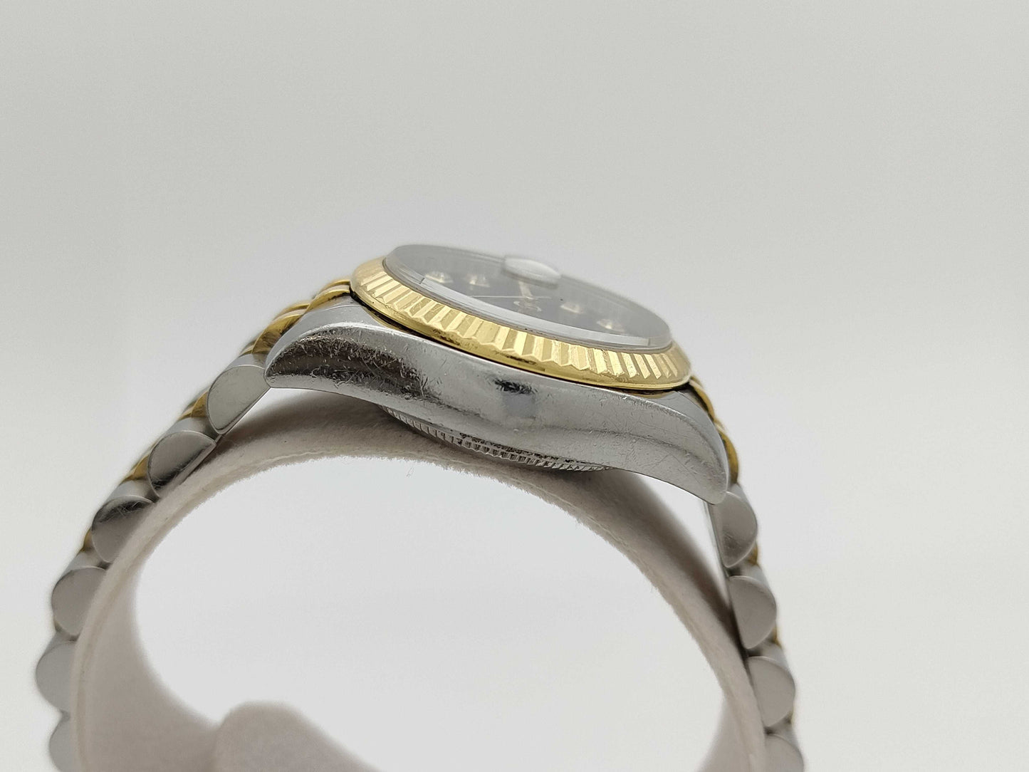 ROLEX 179173G Z312360 Blue Dial Women's Watch