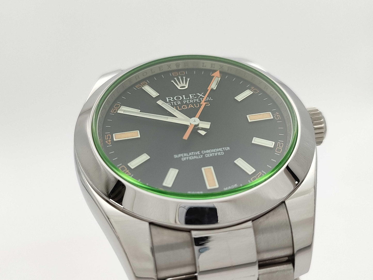 ROLEX 116400GV V367658 Black Dial Men's Watch