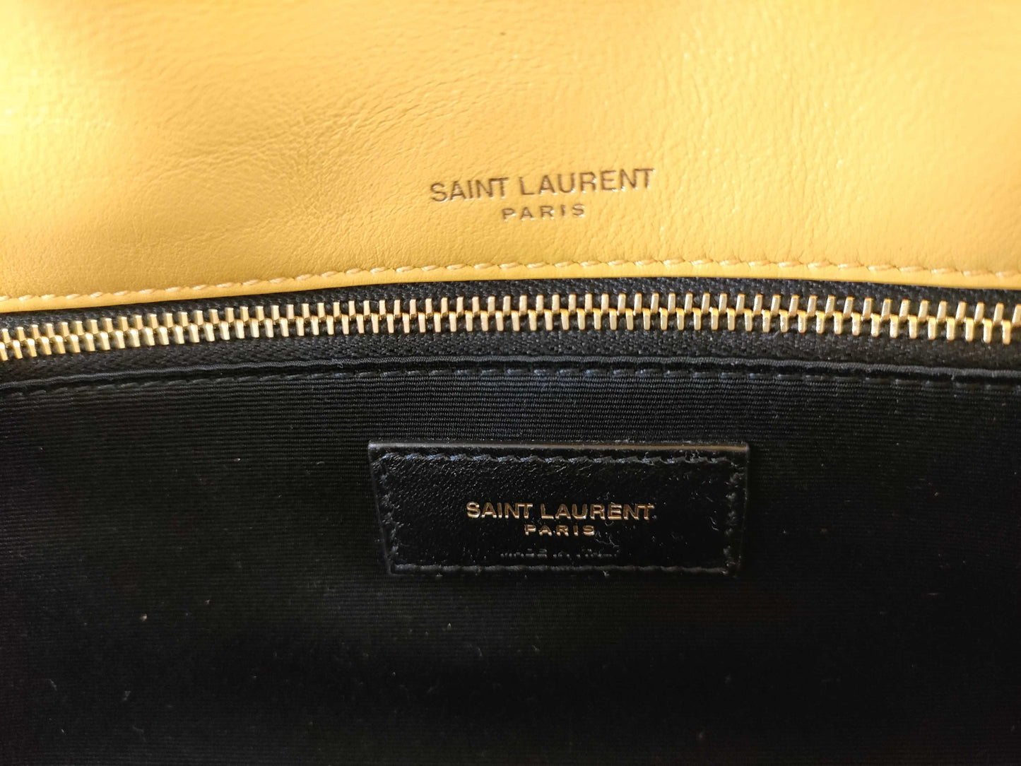 Yves Saint Laurent Unused Niki Chain Shoulder Bag in Raffia