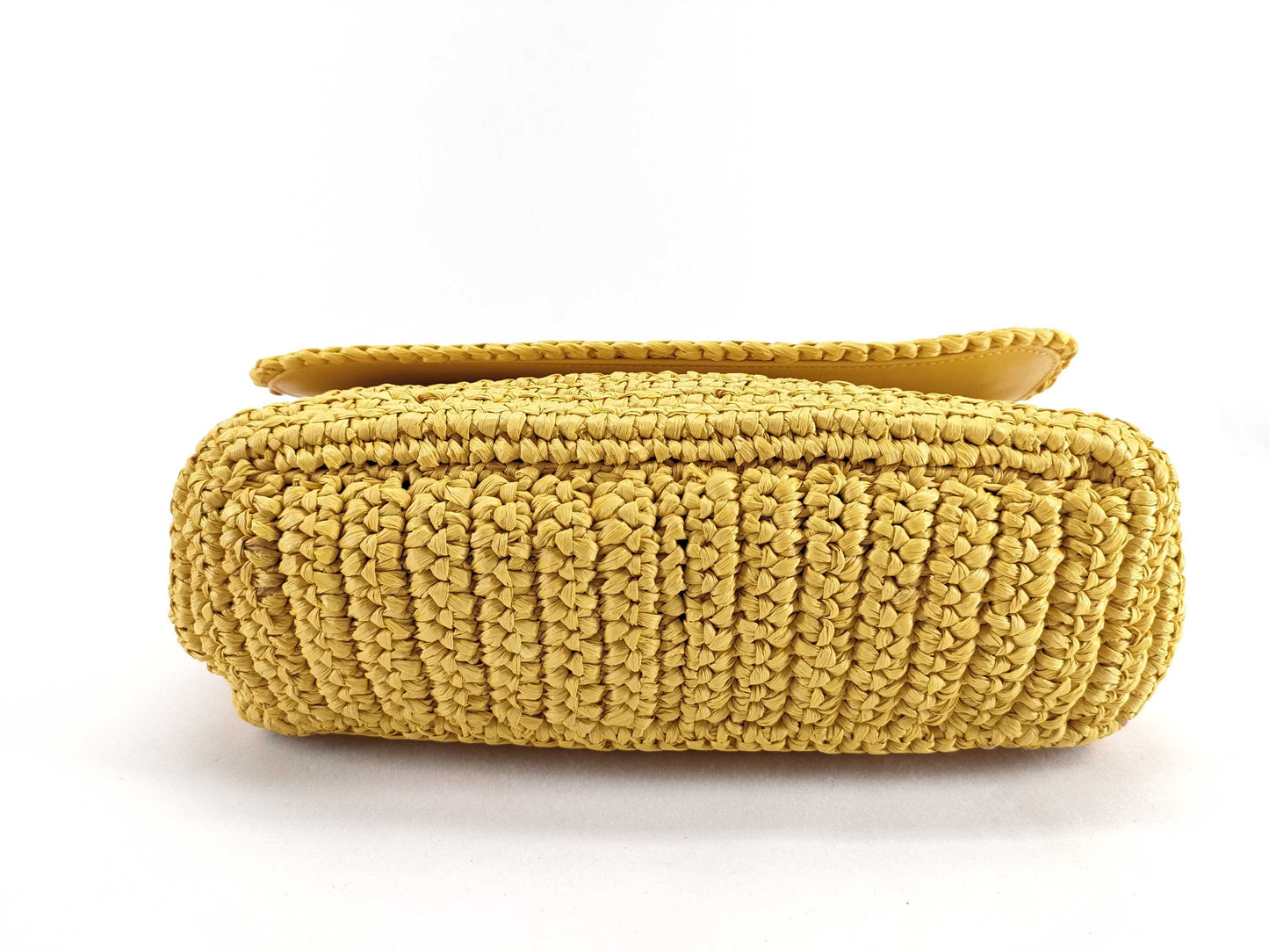 Yves Saint Laurent Unused Niki Chain Shoulder Bag in Raffia