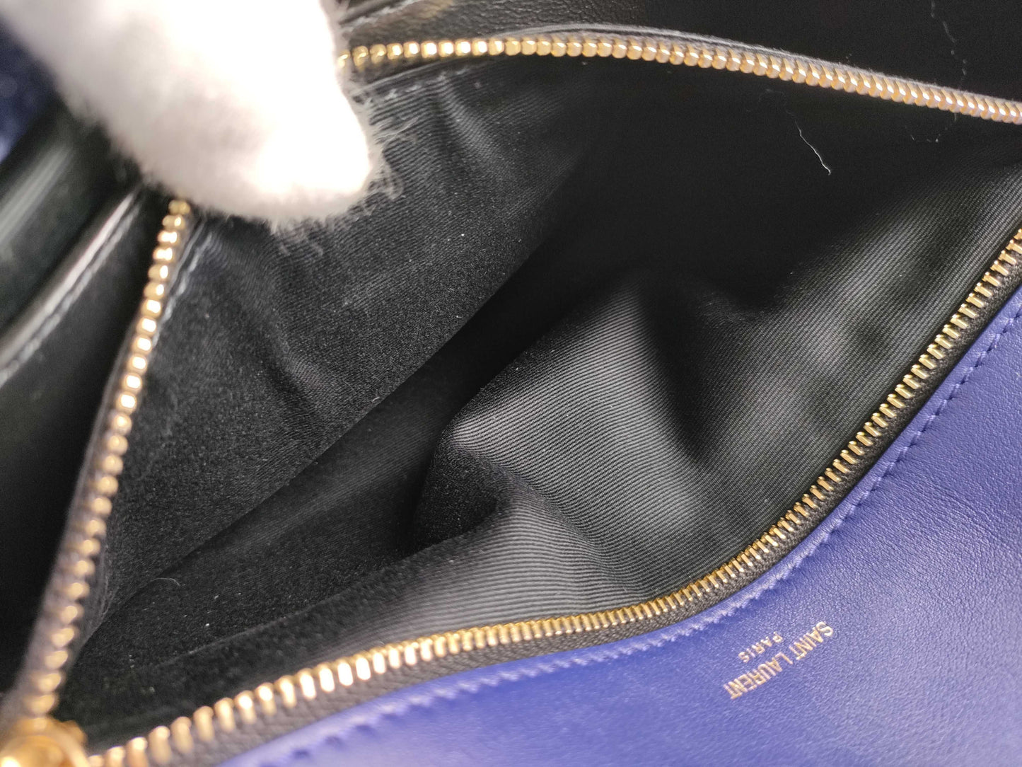 Yves Saint Laurent Unused Niki Chain Shoulder Bag in Raffia