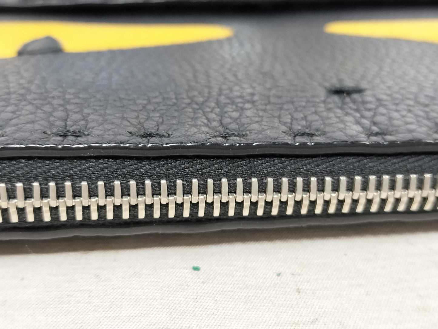 FENDI Monster Bag Bugs Clutch Bag Black with Yellow Eyes