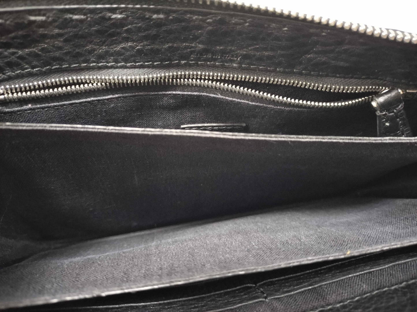 FENDI Monster Bag Bugs Clutch Bag Black with Yellow Eyes