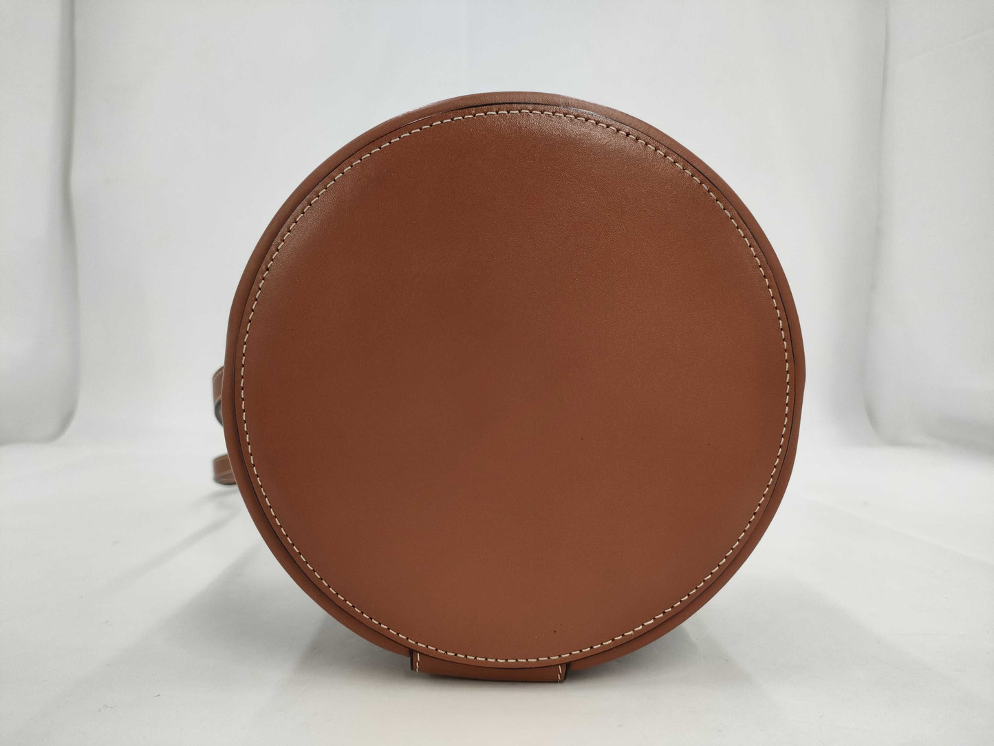 CELINE Triomphe Tambour Vanity PVC/Leather Vanity Bag with Gold Hardware