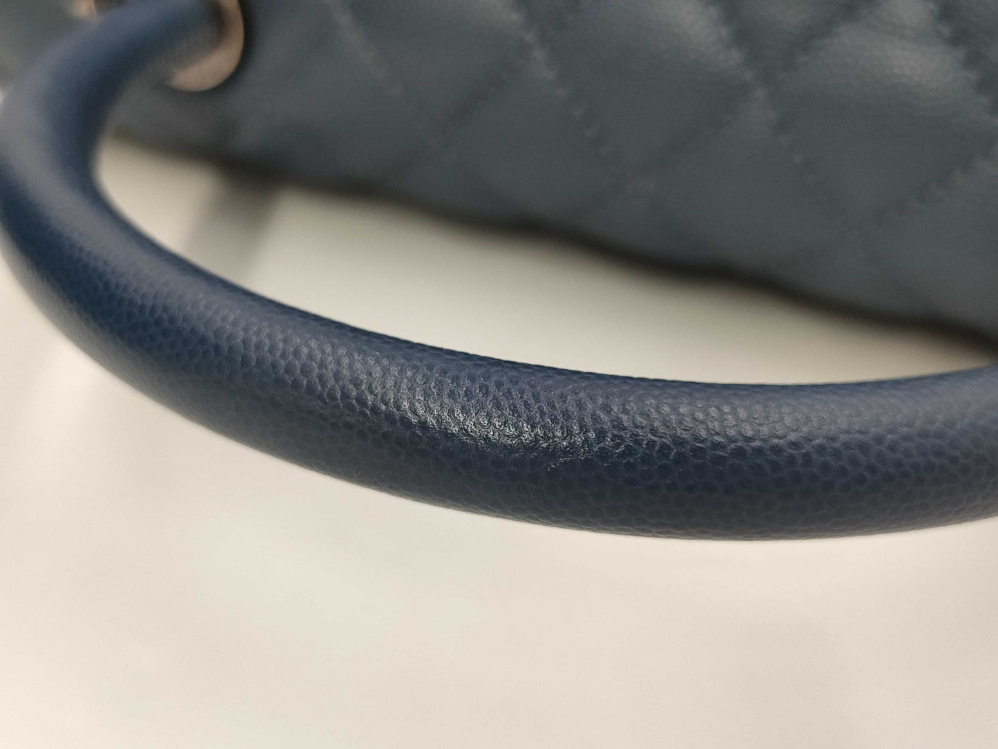 CHANEL Matelasse 2-way Chain Shoulder Bag with Caviar Skin