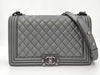 CHANEL Boy Chanel Chain Shoulder Bag in Silver