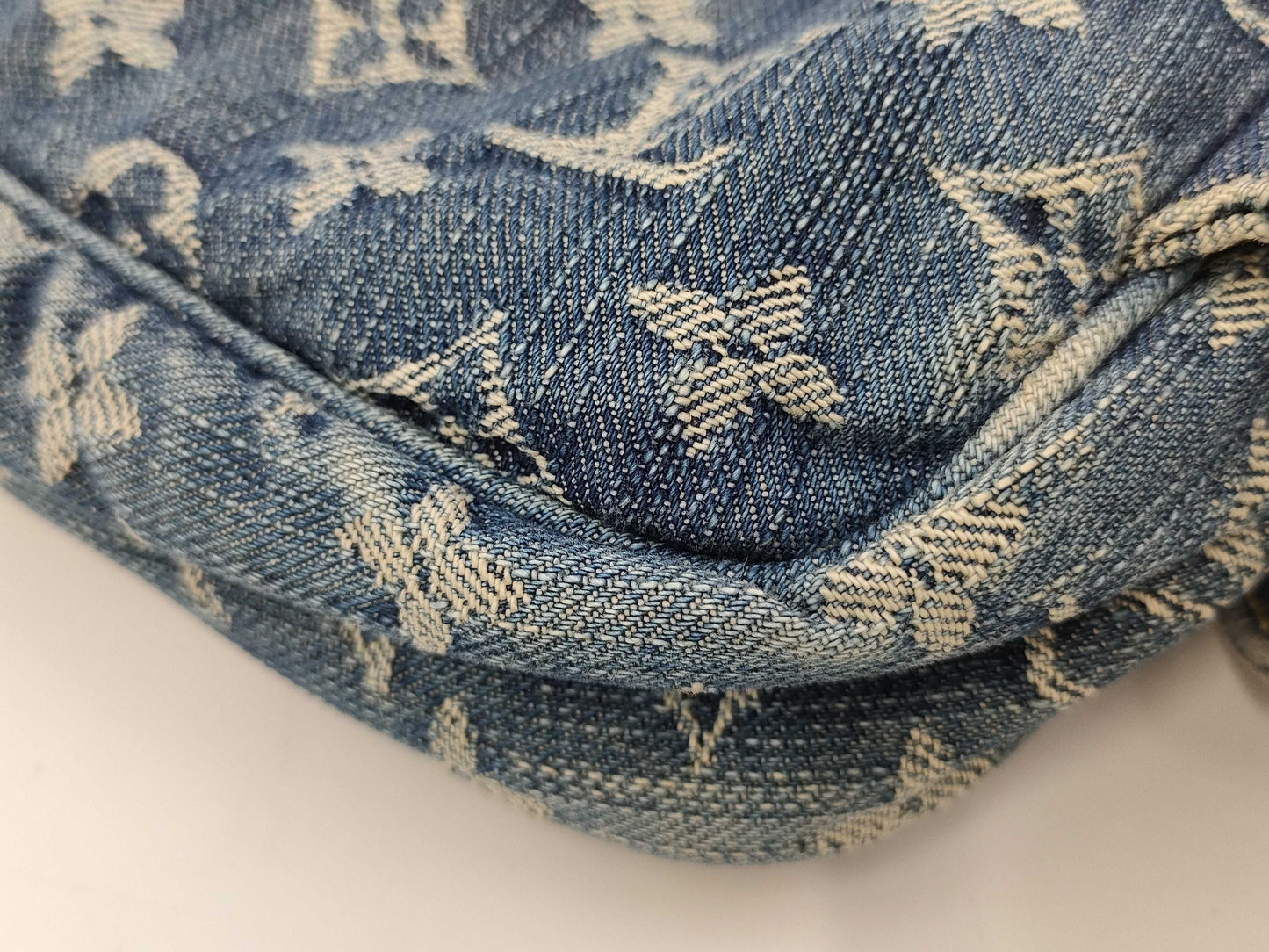 LOUIS VUITTON Denim Bum Bag Waist Bag
