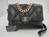 CHANEL Gunmetal Chain Shoulder Bag