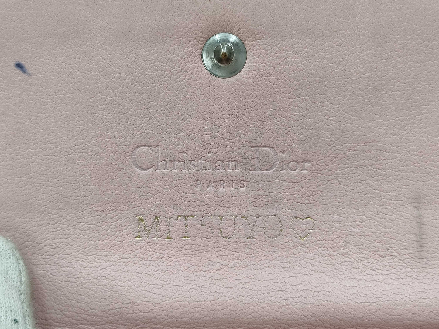 Dior Cannage Chain Wallet
