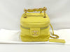 CHANEL CHANEL Vanity Chain Shoulder Bag in Yellow Calfskin with Gold Hardware, C61JNHAE Shoulder Bag