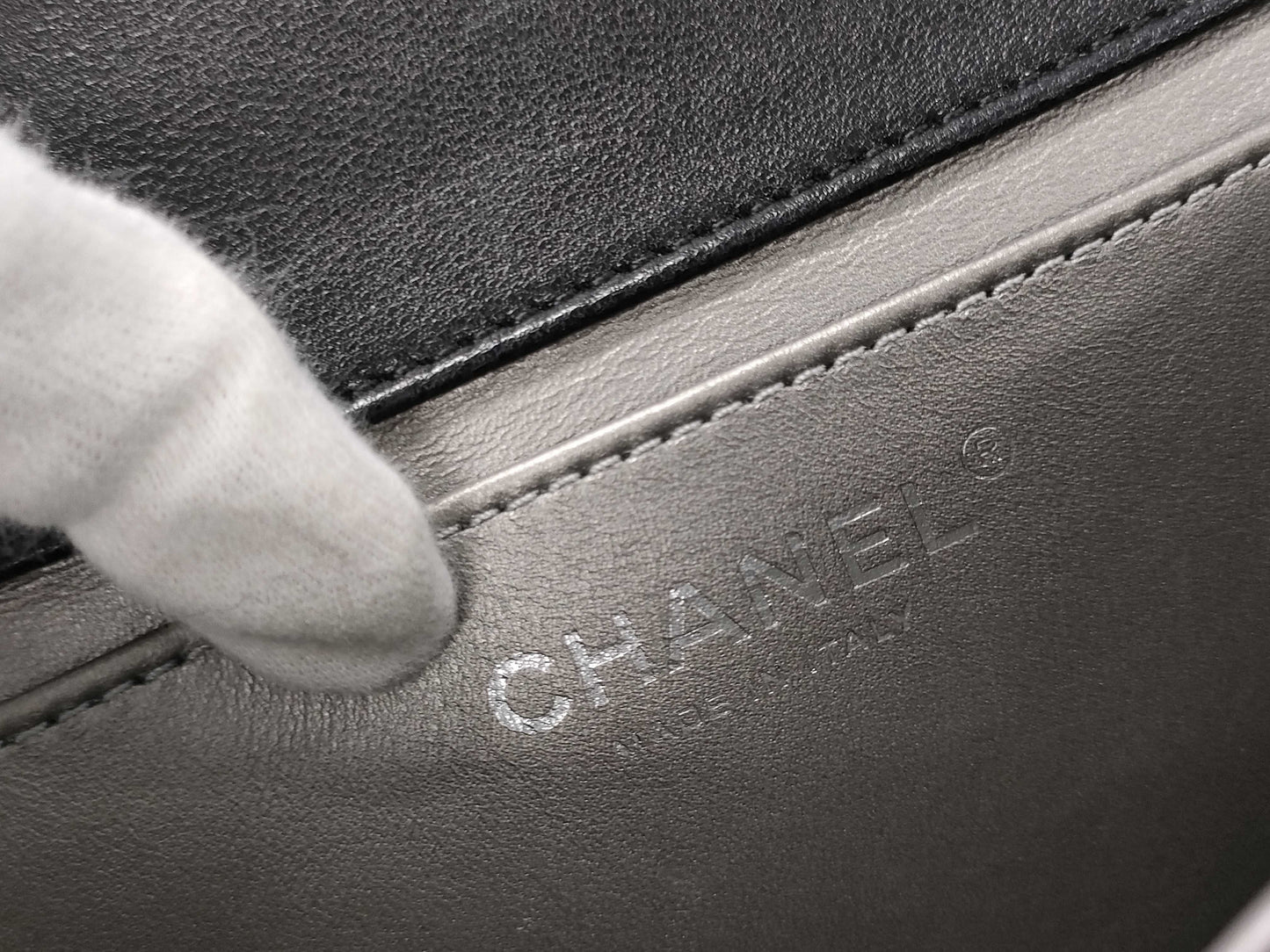 CHANEL Matelasse Pearl Chain Shoulder Bag AS0584 Black with Silver Hardware, Lambskin, 29789060 Shoulder Bag