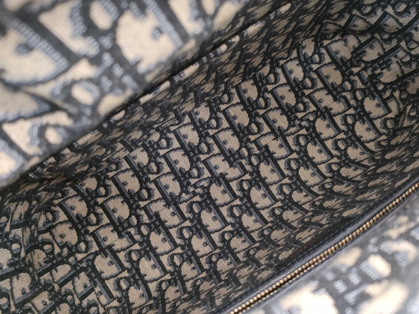 Dior Dior 2-way basket bag shoulder bag M7601CMVO Navy Brown with gold hardware Canvas Rattan 63-MA-1200 Shoulder bag