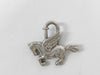 HERMES Pegasus Cadena Charm, Silver