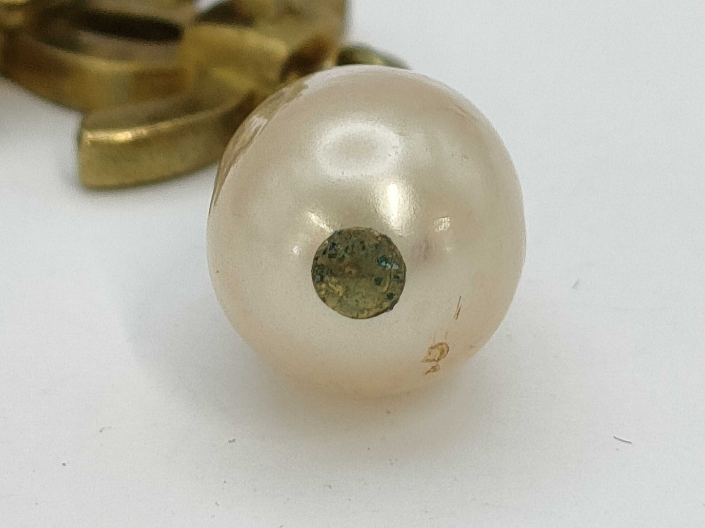 CHANEL Pearl Earrings