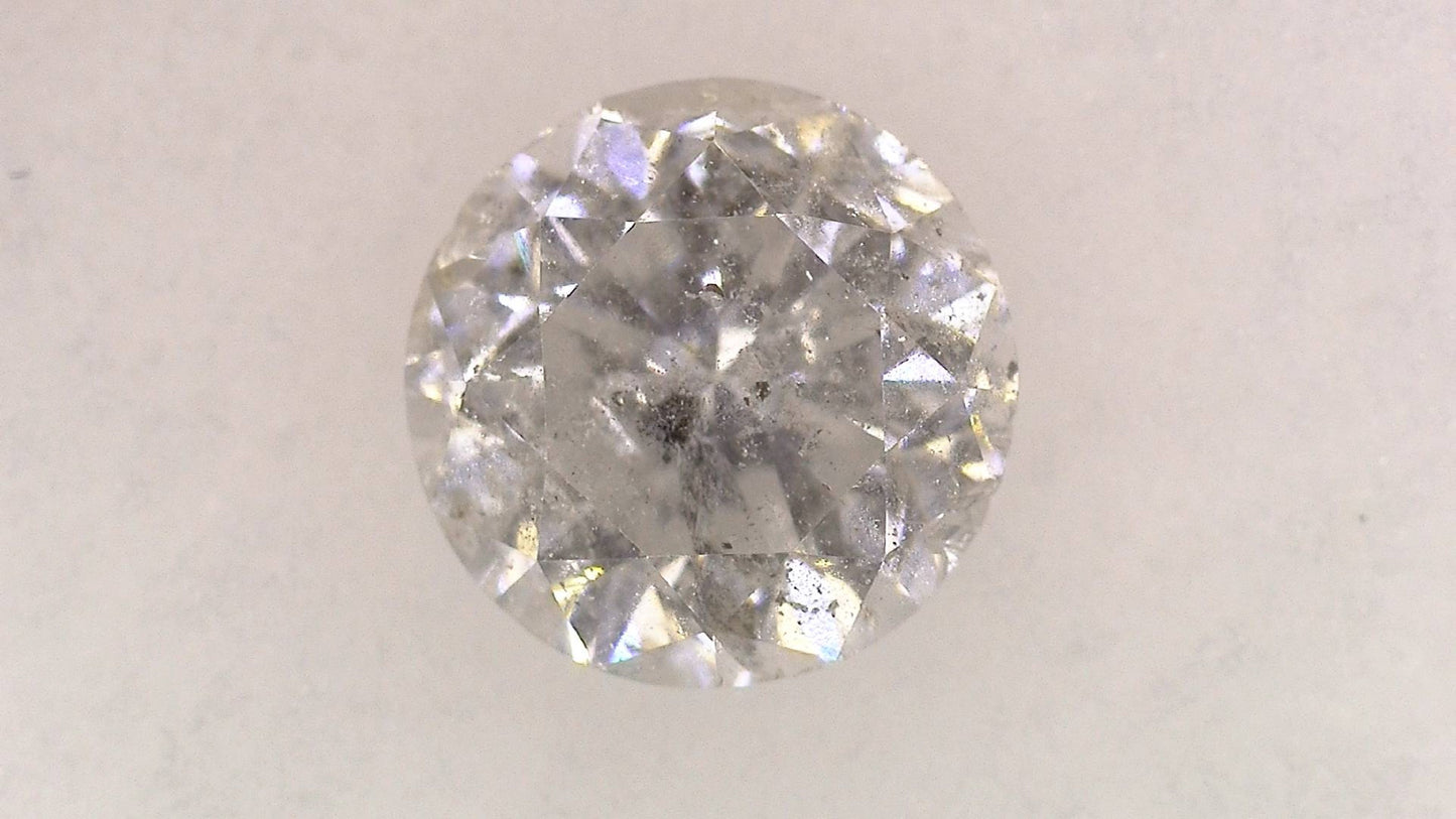 1.015ct G I-2 POOR/GD/FR FAINT NATURAL 5.80-5.88×4.22mm Loose Diamond