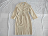 CHANEL Wool Trench Coat with Wood Buttons, Size 38, 99A