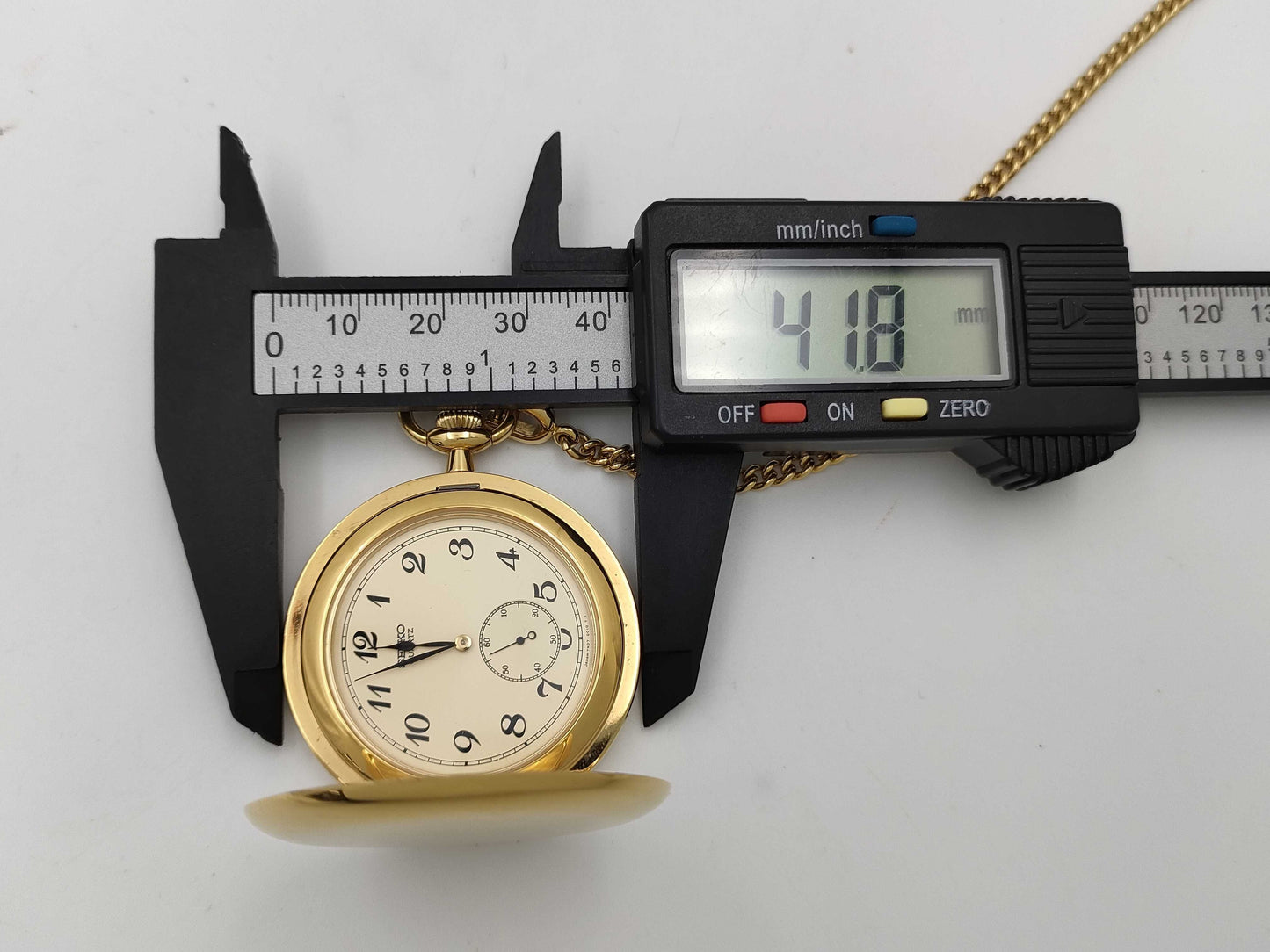 SEIKO SAPB01H 7N07-001A 140611 Quartz Pocket Watch