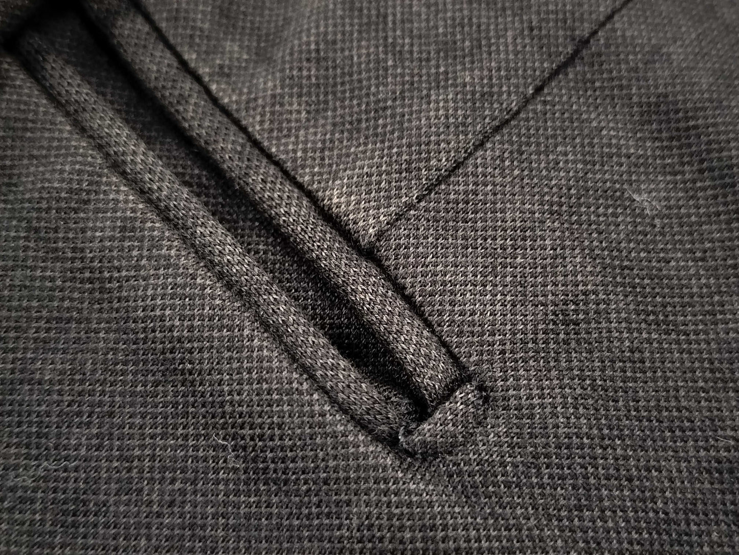 LOUIS VUITTON 2015SS Tailored Jacket, Single Breasted, Cotton, Unlined Back, Side Vents, Size 48, Black, RM151F