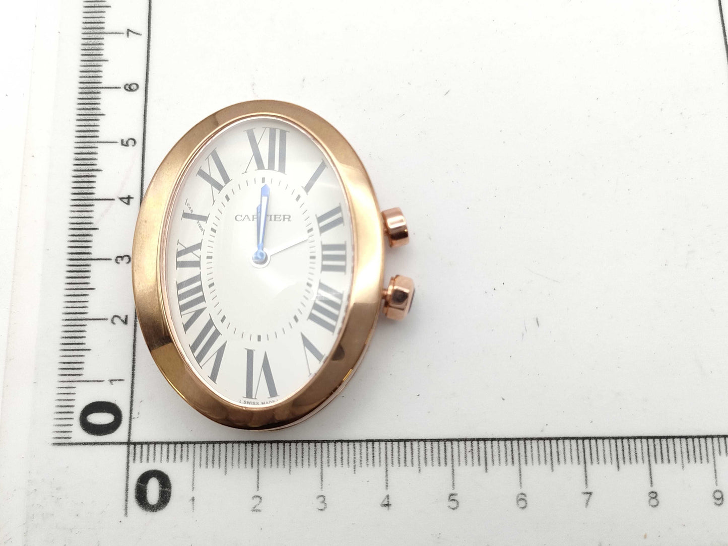 Cartier Baignoire Travel Clock W0100083 3111 701940GD Quartz Non-Working Table Clock