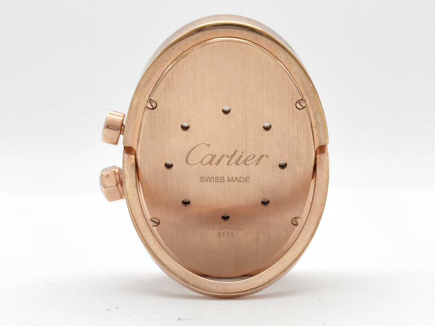 Cartier Baignoire Travel Clock W0100083 3111 701940GD Quartz Non-Working Table Clock