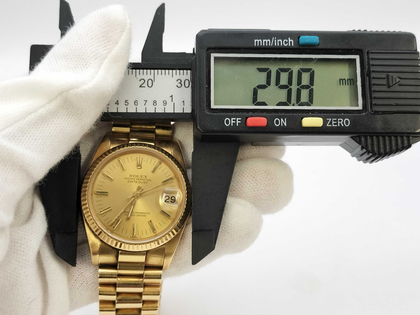 ROLEX 6827 8093277 K18 Women's Watch