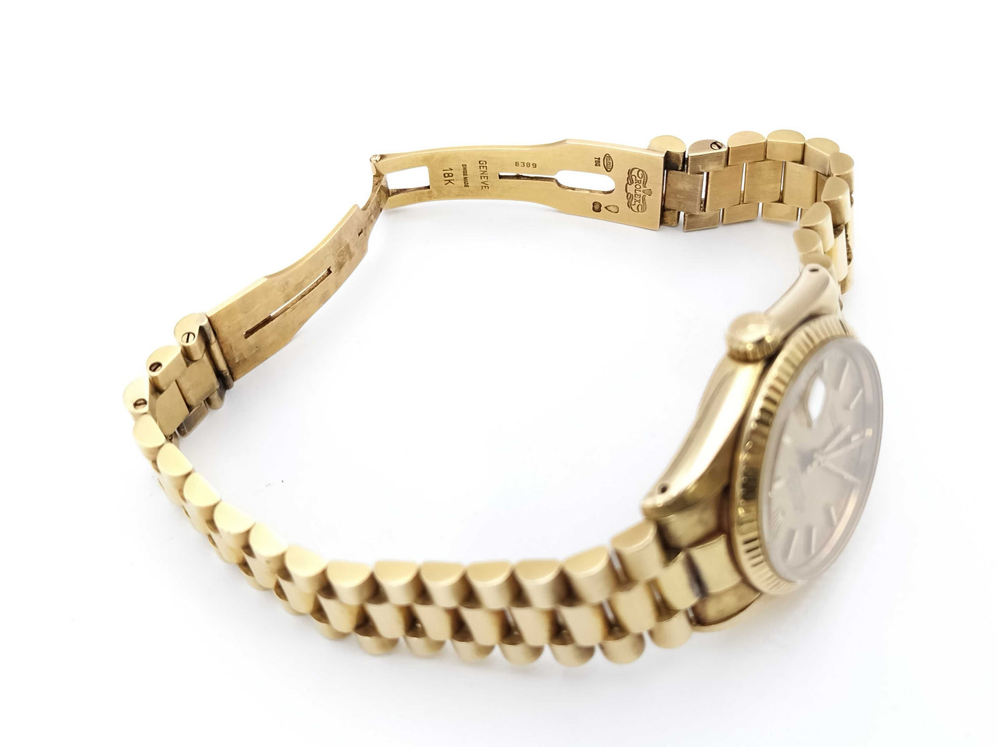 ROLEX 6827 8093277 K18 Women's Watch