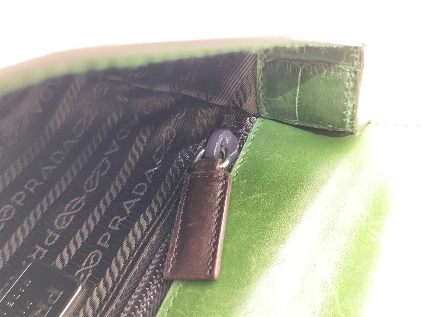 PRADA PRADA Genuine Crocodile Shoulder Bag Shoulder Bag