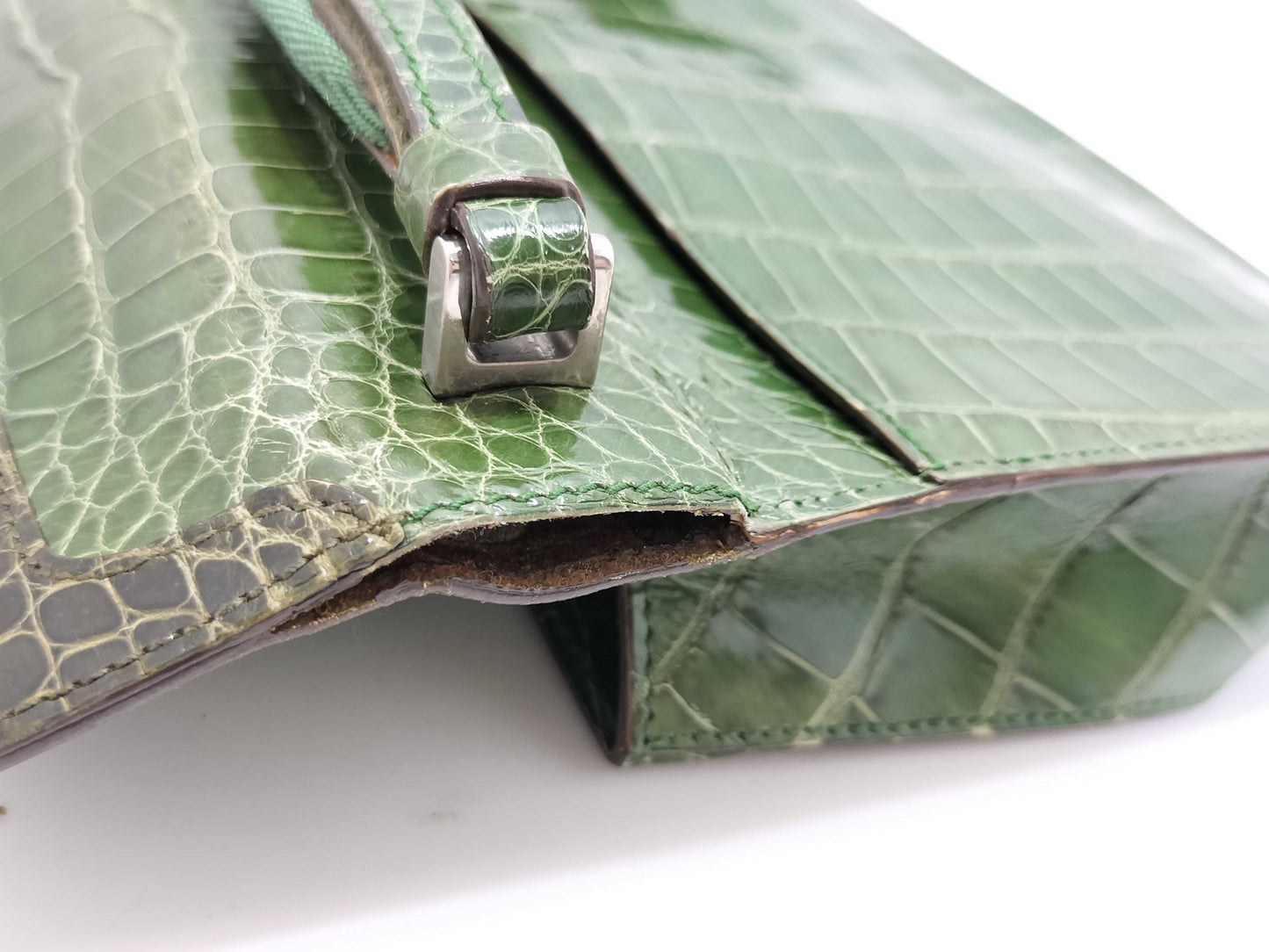 PRADA PRADA Genuine Crocodile Shoulder Bag Shoulder Bag