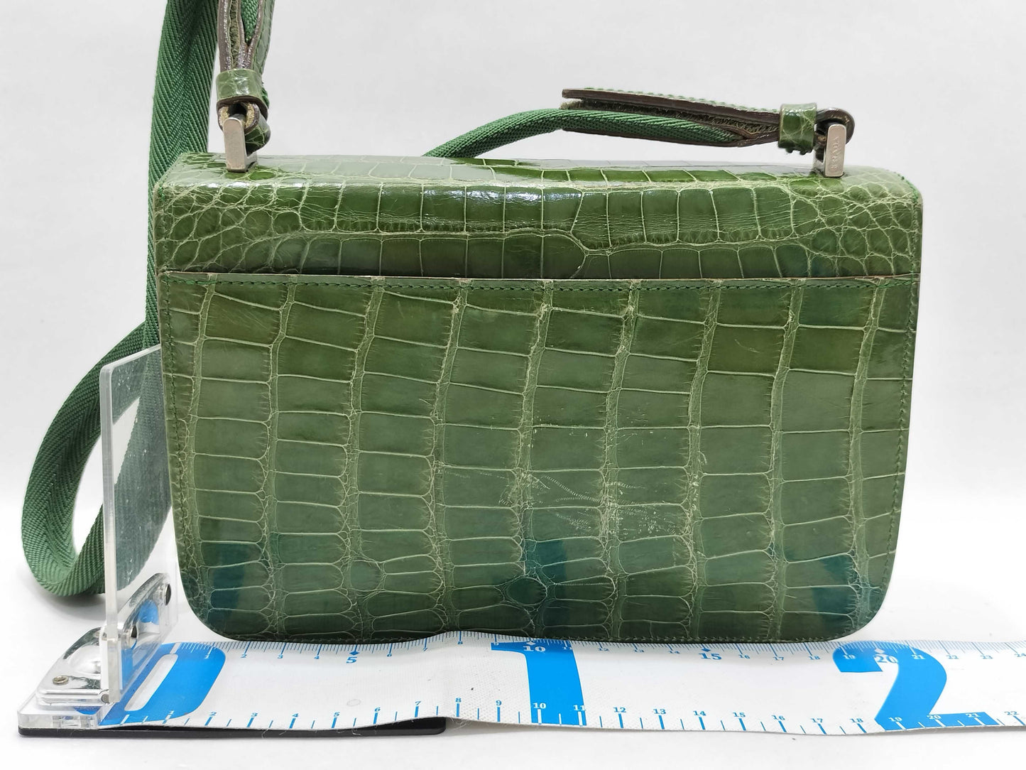 PRADA PRADA Genuine Crocodile Shoulder Bag Shoulder Bag