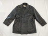 Balmain leather coat coat