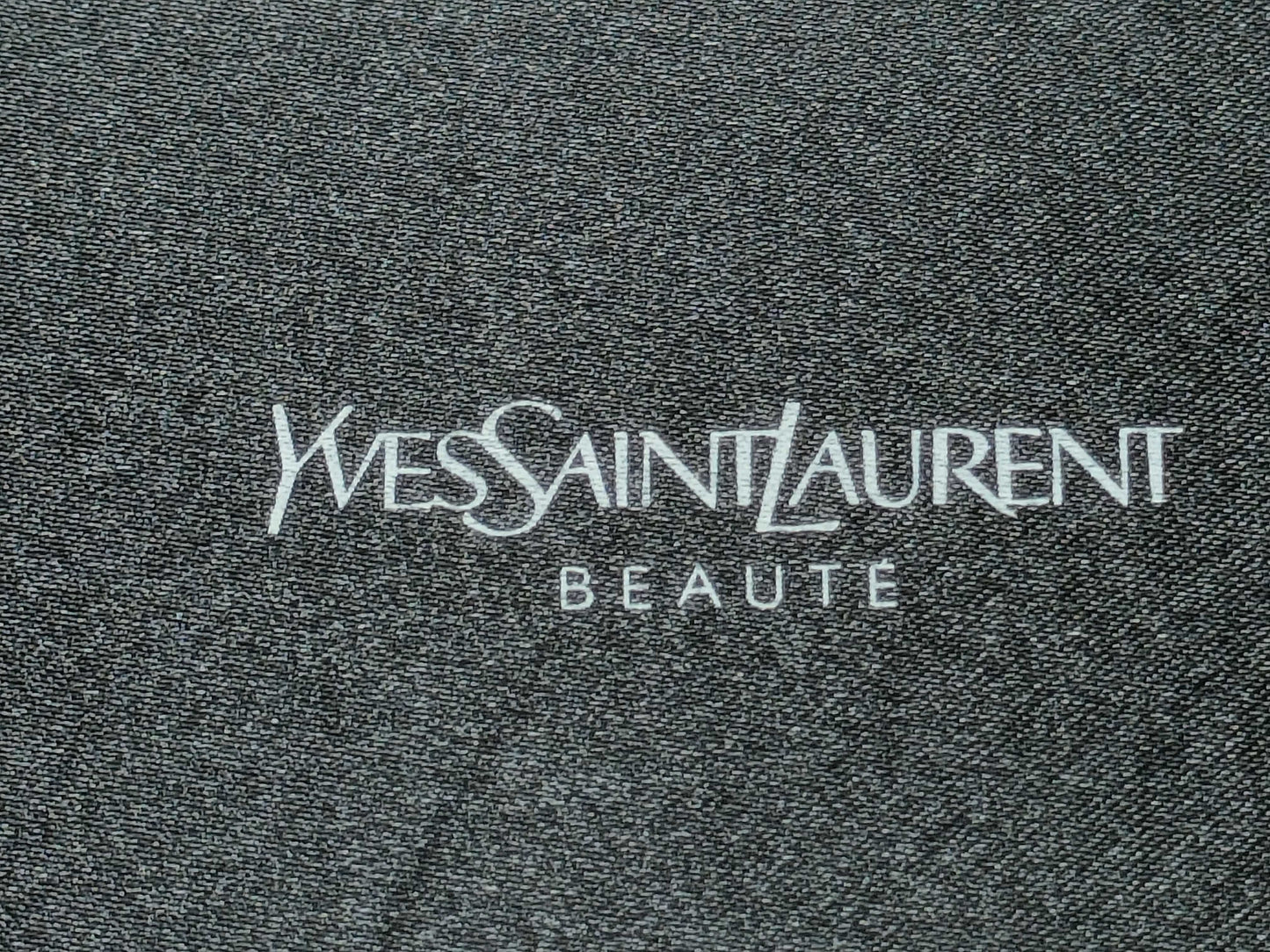 Yves Saint Laurent Makeup Box Vanity 2-Tier Leather Vanity Bag in Black