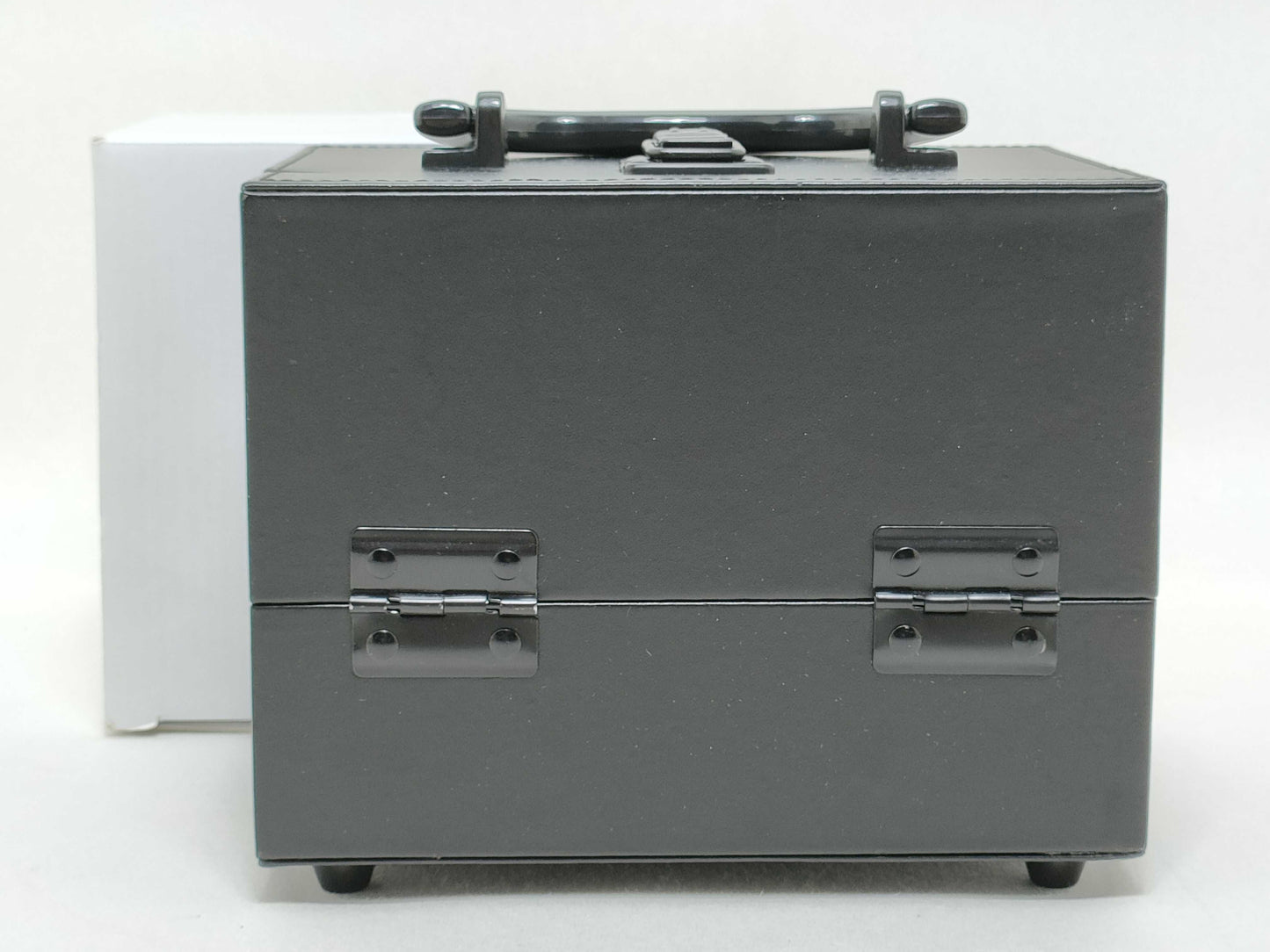 Yves Saint Laurent Makeup Box Vanity 2-Tier Leather Vanity Bag in Black